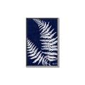 Picture of Fern on blue II _GroupedProduct_Rectangle_Portrait_Canvas_Framed_