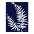 Picture of Fern on blue II _GroupedProduct_Rectangle_Portrait_Canvas_Framed_