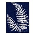 Picture of Fern on blue II _GroupedProduct_Rectangle_Portrait_Canvas_Framed_