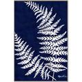 Picture of Fern on blue II _GroupedProduct_Rectangle_Portrait_Canvas_Framed_