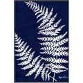 Picture of Fern on blue II _GroupedProduct_Rectangle_Portrait_Canvas_Framed_
