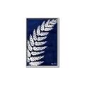 Picture of Fern on blue I  _GroupedProduct_Rectangle_Portrait_Canvas_Framed_
