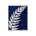 Picture of Fern on blue I  _GroupedProduct_Rectangle_Portrait_Canvas_Framed_