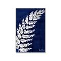 Picture of Fern on blue I  _GroupedProduct_Rectangle_Portrait_Canvas_Framed_