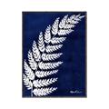 Picture of Fern on blue I  _GroupedProduct_Rectangle_Portrait_Canvas_Framed_