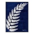 Picture of Fern on blue I  _GroupedProduct_Rectangle_Portrait_Canvas_Framed_