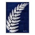 Picture of Fern on blue I  _GroupedProduct_Rectangle_Portrait_Canvas_Framed_