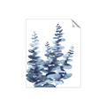 Picture of Navy Blue Eucalyptus II _GroupedProduct_Rectangle_Portrait_Unframed_Print_Only_