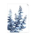 Picture of Navy Blue Eucalyptus II _GroupedProduct_Rectangle_Portrait_Unframed_Print_Only_