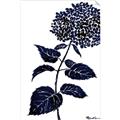 Picture of Blue Flower on White II  _GroupedProduct_Rectangle_Portrait_Unframed_Print_Only_