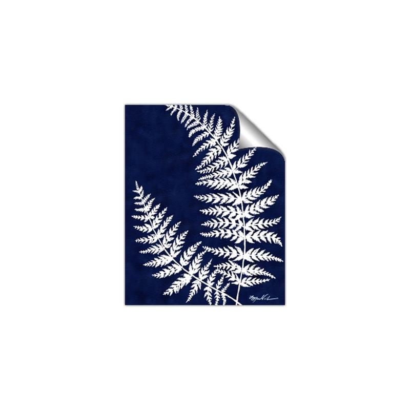 Picture of Fern on blue II _GroupedProduct_Rectangle_Portrait_Unframed_Print_Only_