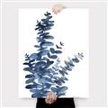 Picture of Navy Blue Eucalyptus I  _GroupedProduct_Rectangle_Portrait_Canvas_