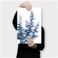 Picture of Navy Blue Eucalyptus II _GroupedProduct_Rectangle_Portrait_Canvas_