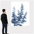Picture of Navy Blue Eucalyptus II _GroupedProduct_Rectangle_Portrait_Canvas_