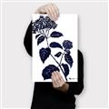 Picture of Blue Flower on White I _GroupedProduct_Rectangle_Portrait_Canvas_