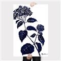 Picture of Blue Flower on White I _GroupedProduct_Rectangle_Portrait_Canvas_