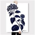 Picture of Blue Flower on White I _GroupedProduct_Rectangle_Portrait_Canvas_