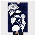 Picture of Flower on Blue II  _GroupedProduct_Rectangle_Portrait_Canvas_