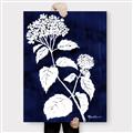 Picture of Flower on Blue II  _GroupedProduct_Rectangle_Portrait_Canvas_