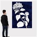 Picture of Flower on Blue II  _GroupedProduct_Rectangle_Portrait_Canvas_