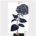 Picture of Blue Flower on White II  _GroupedProduct_Rectangle_Portrait_Canvas_
