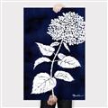 Picture of Flower on Blue I _GroupedProduct_Rectangle_Portrait_Canvas_