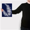 Picture of Fern on blue II _GroupedProduct_Rectangle_Portrait_Canvas_