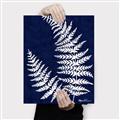 Picture of Fern on blue II _GroupedProduct_Rectangle_Portrait_Canvas_