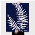 Picture of Fern on blue II _GroupedProduct_Rectangle_Portrait_Canvas_
