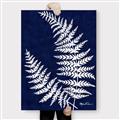 Picture of Fern on blue II _GroupedProduct_Rectangle_Portrait_Canvas_