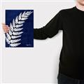 Picture of Fern on blue I  _GroupedProduct_Rectangle_Portrait_Canvas_