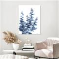 Picture of Navy Blue Eucalyptus II _GroupedProduct_Rectangle_Portrait_Canvas_