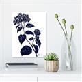 Picture of Blue Flower on White I _GroupedProduct_Rectangle_Portrait_Canvas_