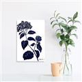 Picture of Blue Flower on White I _GroupedProduct_Rectangle_Portrait_Canvas_