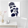 Picture of Blue Flower on White I _GroupedProduct_Rectangle_Portrait_Canvas_