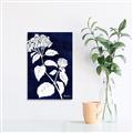 Picture of Flower on Blue II  _GroupedProduct_Rectangle_Portrait_Canvas_