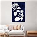 Picture of Flower on Blue II  _GroupedProduct_Rectangle_Portrait_Canvas_