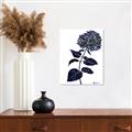 Picture of Blue Flower on White II  _GroupedProduct_Rectangle_Portrait_Canvas_