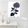 Picture of Blue Flower on White II  _GroupedProduct_Rectangle_Portrait_Canvas_