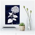 Picture of Flower on Blue I _GroupedProduct_Rectangle_Portrait_Canvas_
