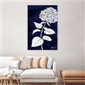 Picture of Flower on Blue I _GroupedProduct_Rectangle_Portrait_Canvas_