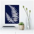 Picture of Fern on blue II _GroupedProduct_Rectangle_Portrait_Canvas_