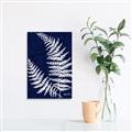 Picture of Fern on blue II _GroupedProduct_Rectangle_Portrait_Canvas_