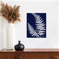 Picture of Fern on blue II _GroupedProduct_Rectangle_Portrait_Canvas_