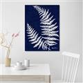 Picture of Fern on blue II _GroupedProduct_Rectangle_Portrait_Canvas_