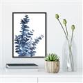 Picture of Navy Blue Eucalyptus I  _GroupedProduct_Rectangle_Portrait_Canvas_Framed_