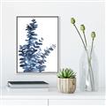 Picture of Navy Blue Eucalyptus I  _GroupedProduct_Rectangle_Portrait_Canvas_Framed_