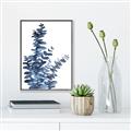 Picture of Navy Blue Eucalyptus I  _GroupedProduct_Rectangle_Portrait_Canvas_Framed_