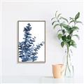 Picture of Navy Blue Eucalyptus I  _GroupedProduct_Rectangle_Portrait_Canvas_Framed_