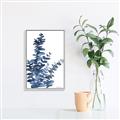 Picture of Navy Blue Eucalyptus I  _GroupedProduct_Rectangle_Portrait_Canvas_Framed_